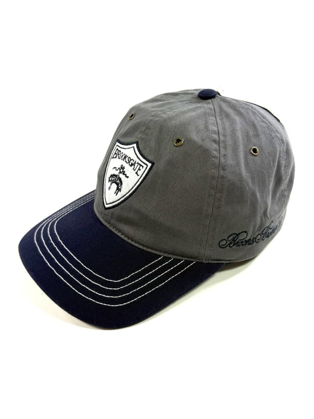 Brooks Brothers Brooksgate Vintage Crest Logo Hat Baseball Cap Adjustable NEW